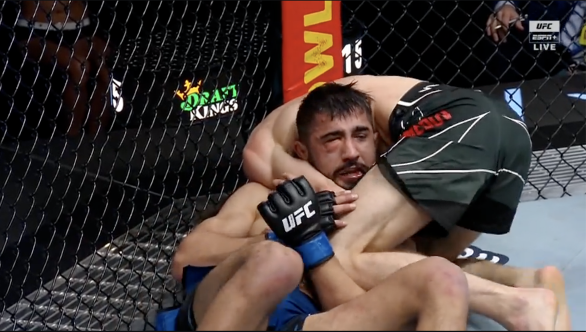 UFC Fight Night 216 video: Said Nurmagomedov rallies to submit Saidyokub Kakhramonov