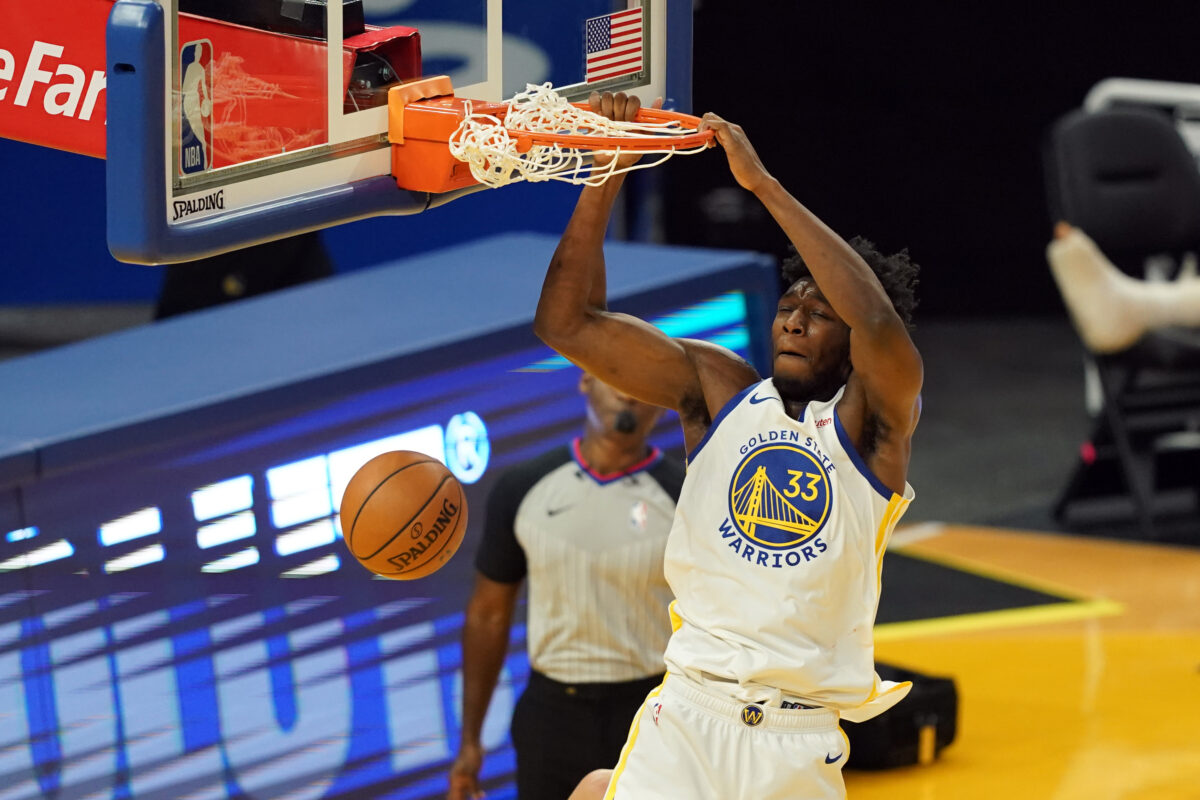 Watch: James Wiseman throws down emphatic dunk in G League vs. Oklahoma City Blue