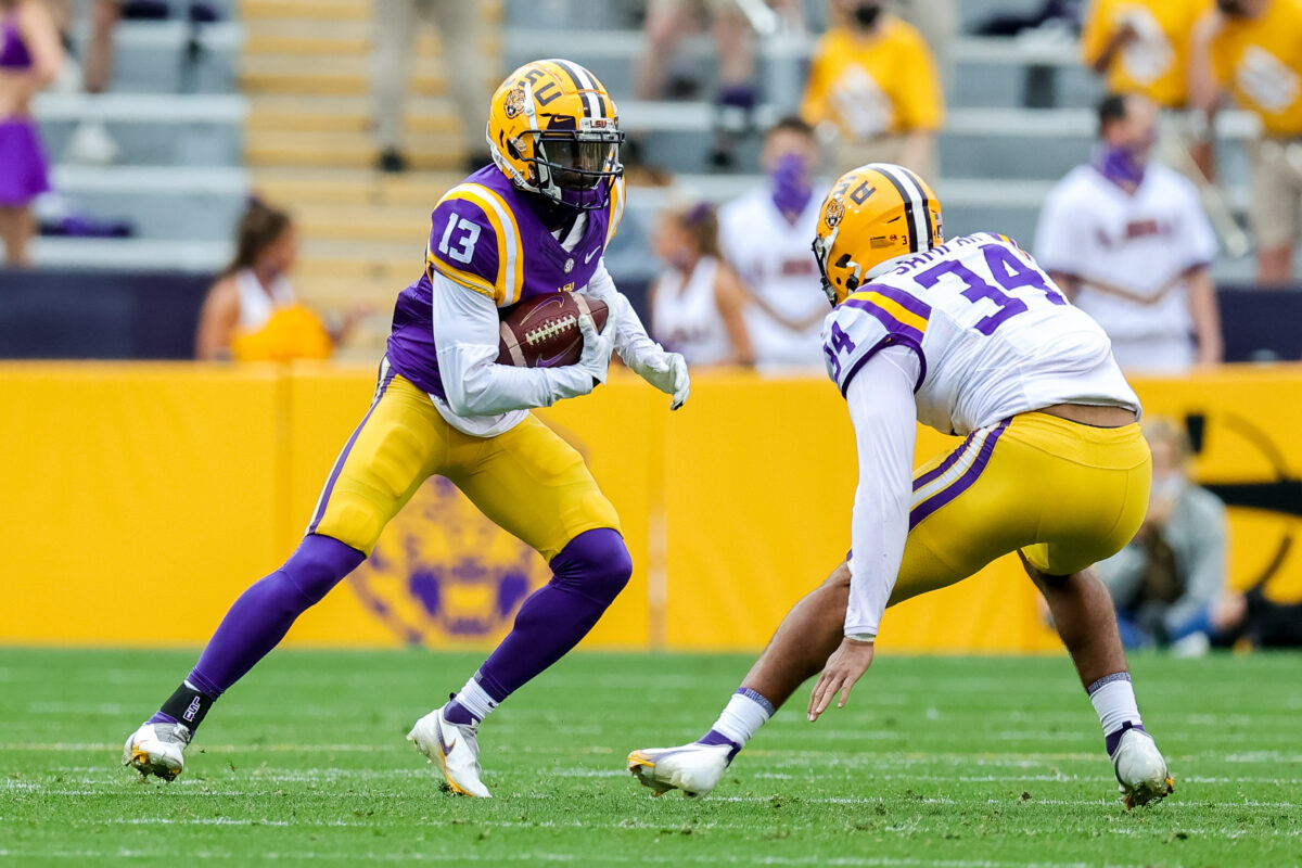 Two LSU players officially enter the transfer portal