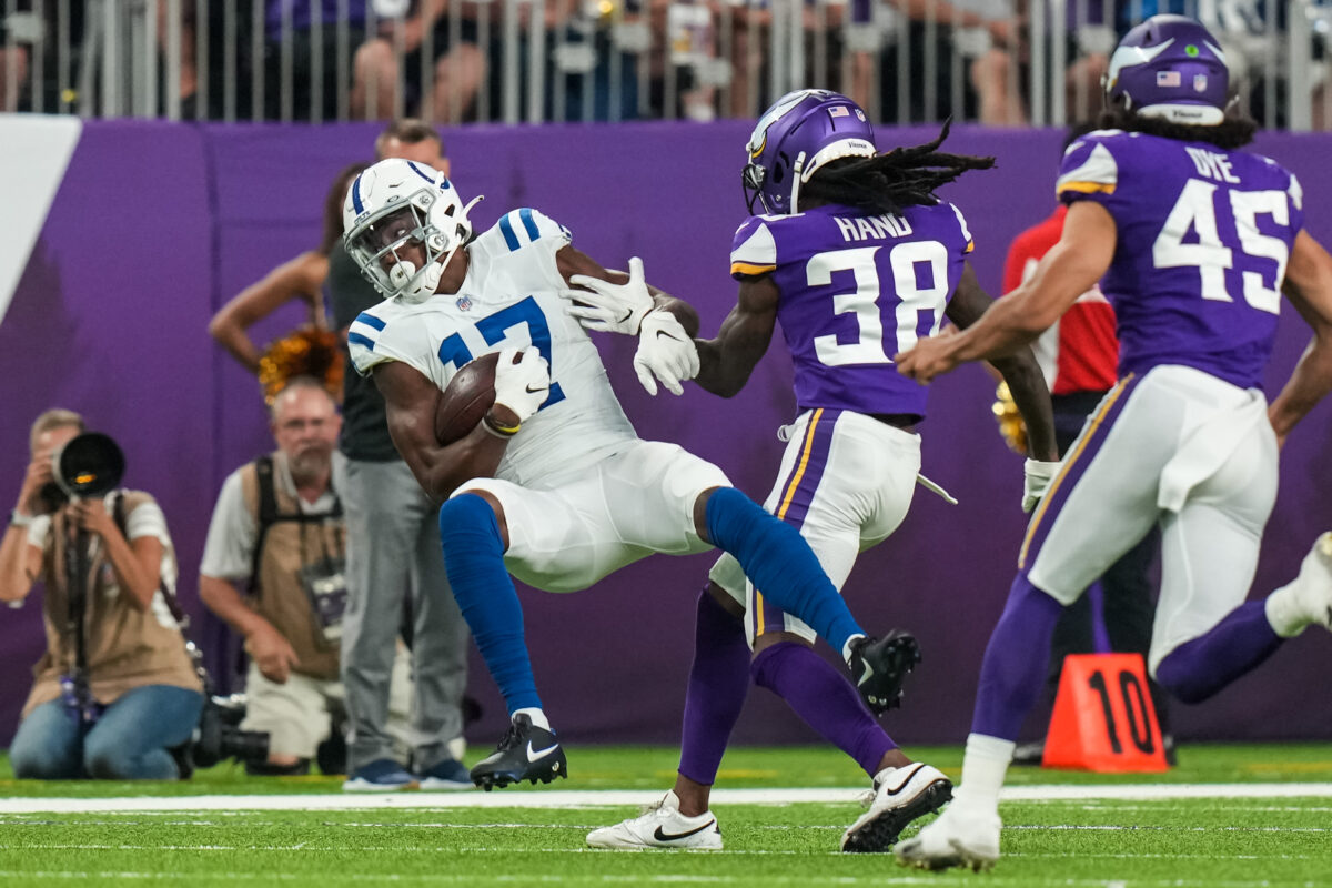 Colts vs. Vikings in Week 15 moved to national TV slot