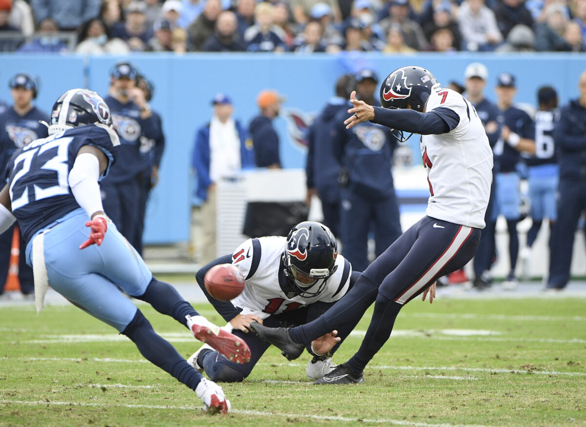 Report: Texans vs. Titans kickoff to be postponed up to an hour