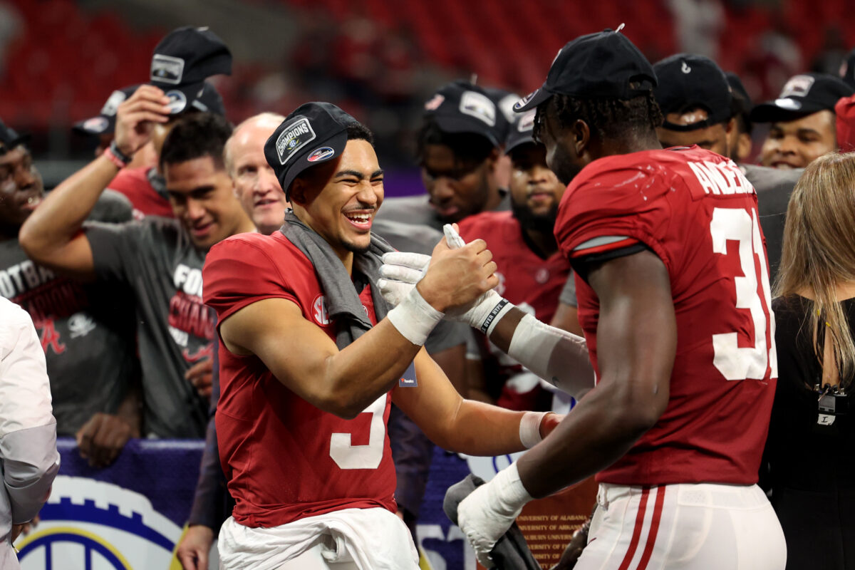 Report: Alabama’s Bryce Young, Will Anderson won’t skip Sugar Bowl