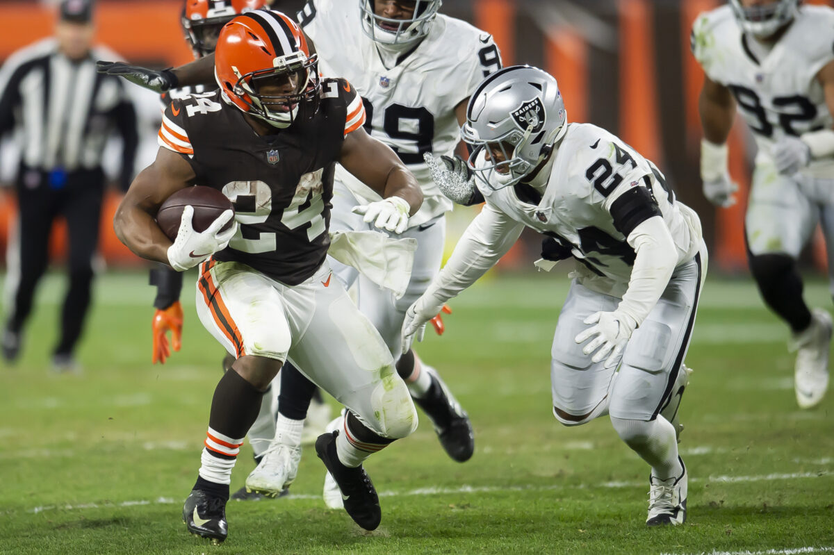 Nick Chubb misses second practice in a row, will he play vs. Saints?: ‘hope so’