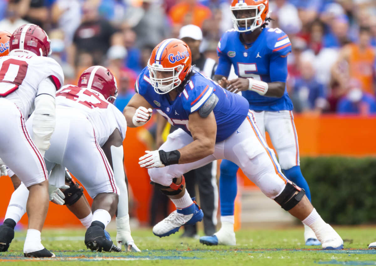 Another Florida offensive lineman will enter the transfer portal