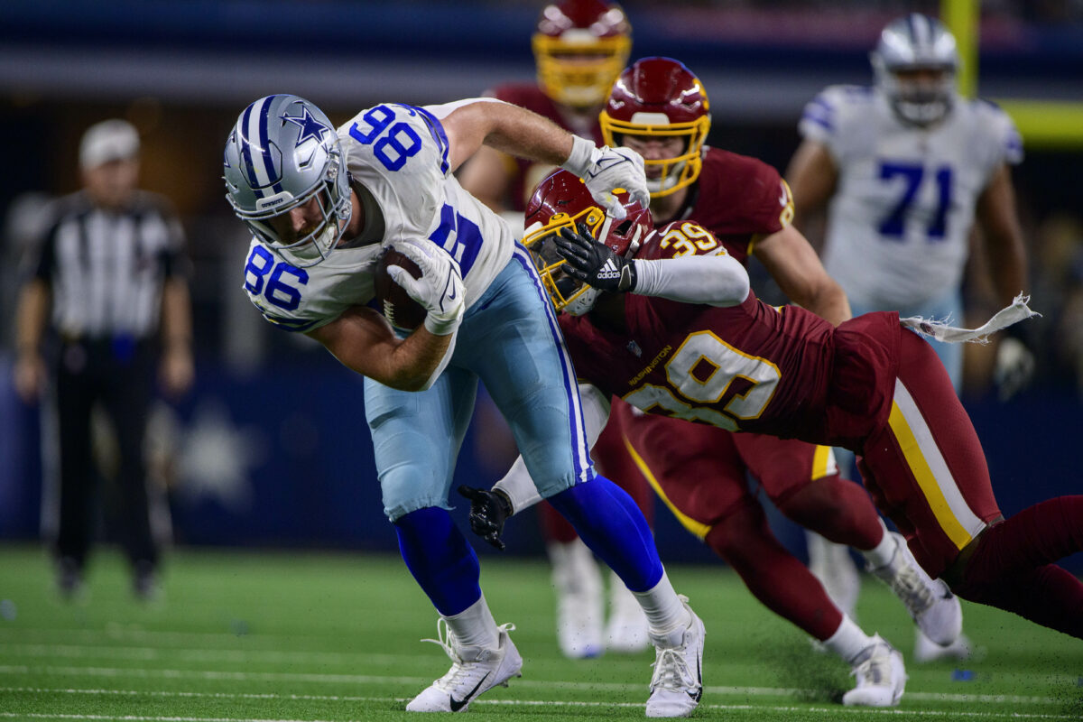 Eagles had former Cowboys TE Blake Jarwin in for a tryout
