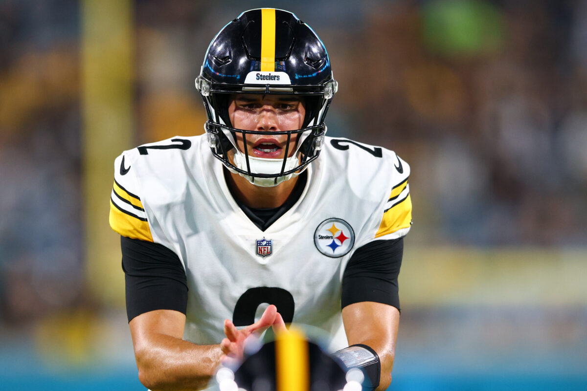 Steelers QB Mason Rudolph says he gets 1 rep per practice