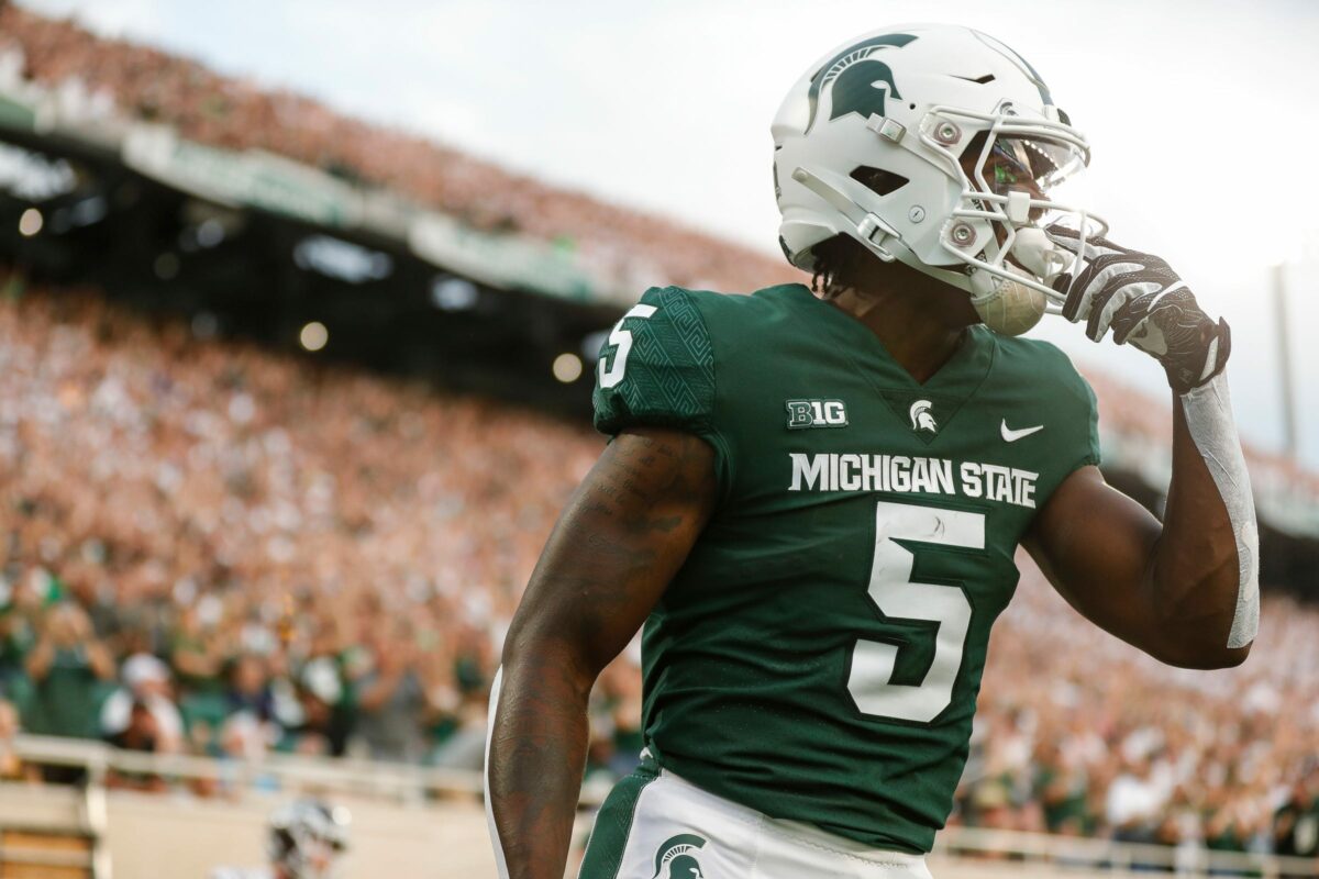 Michigan State WR with close ties to Oregon coach Junior Adams enters transfer portal