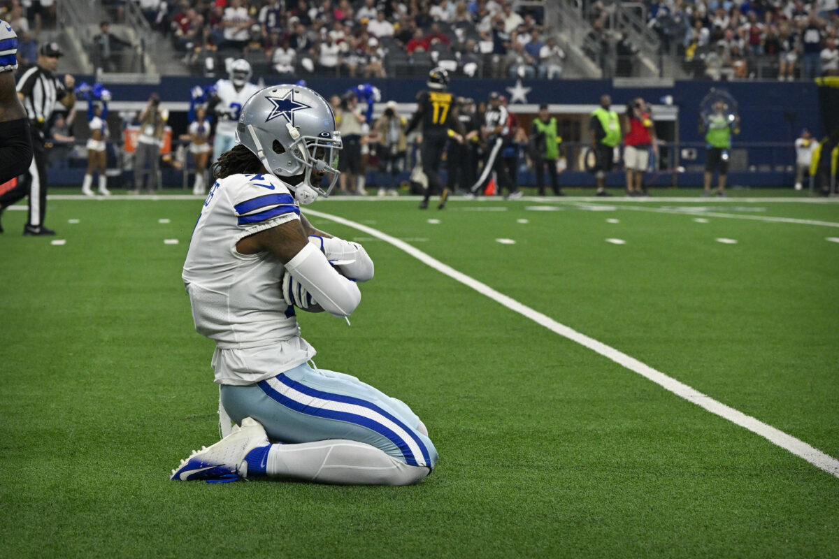 Cowboys without Diggs, Gallup due to illness; Terence Steele also misses Thursday