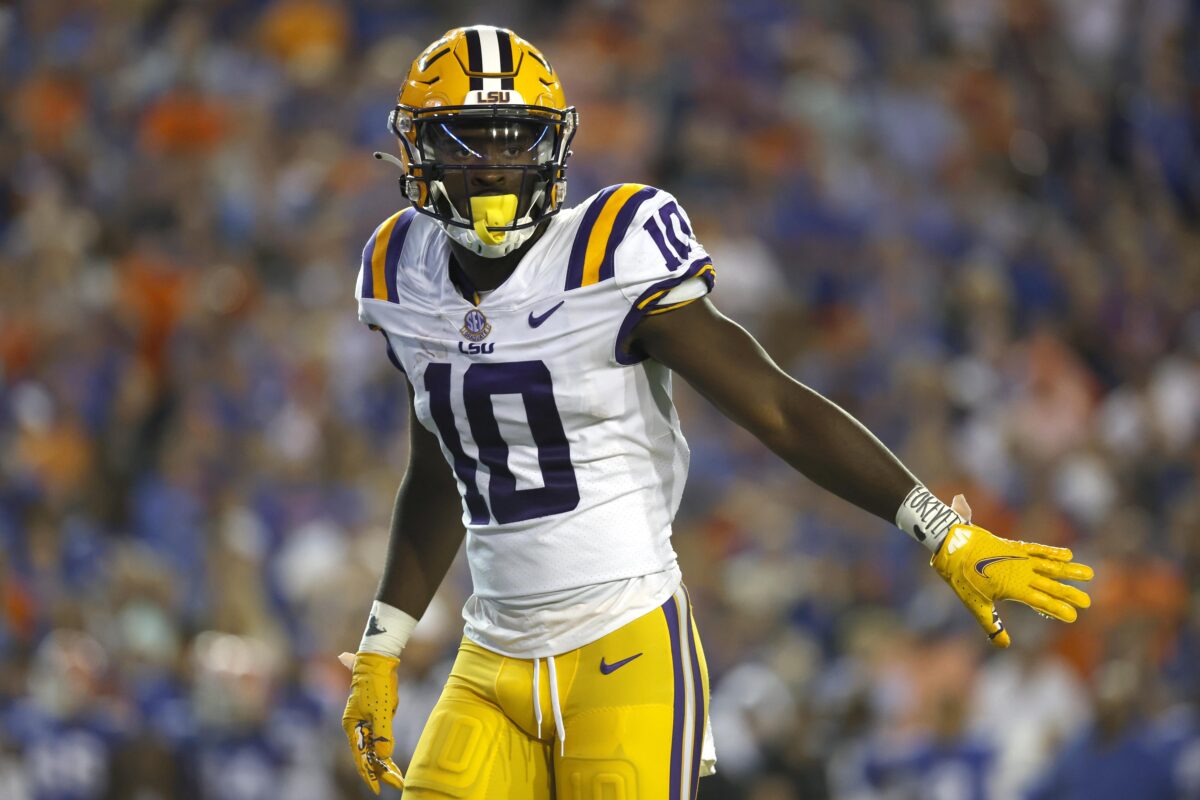LSU receiver Jaray Jenkins declares for draft, opts out of Citrus Bowl