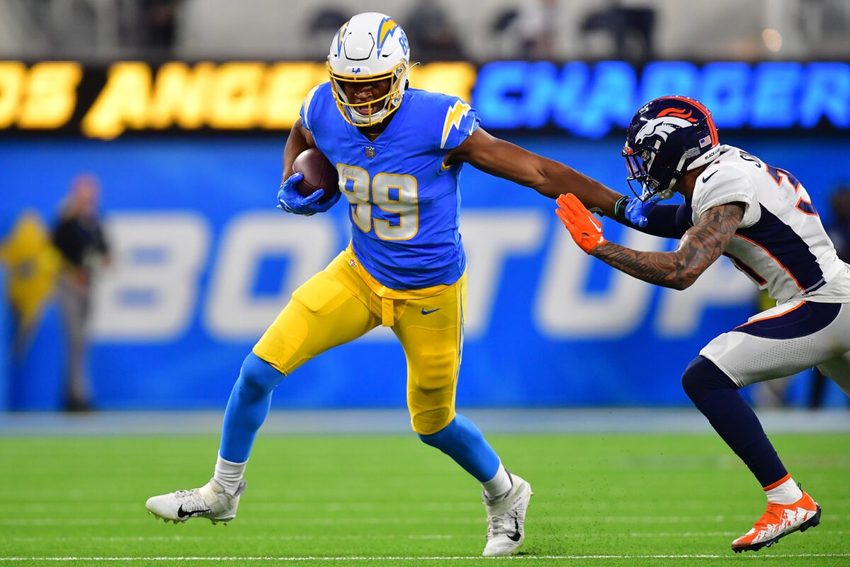 Chargers TE Donald Parham expected to return for Week 15 vs. Titans