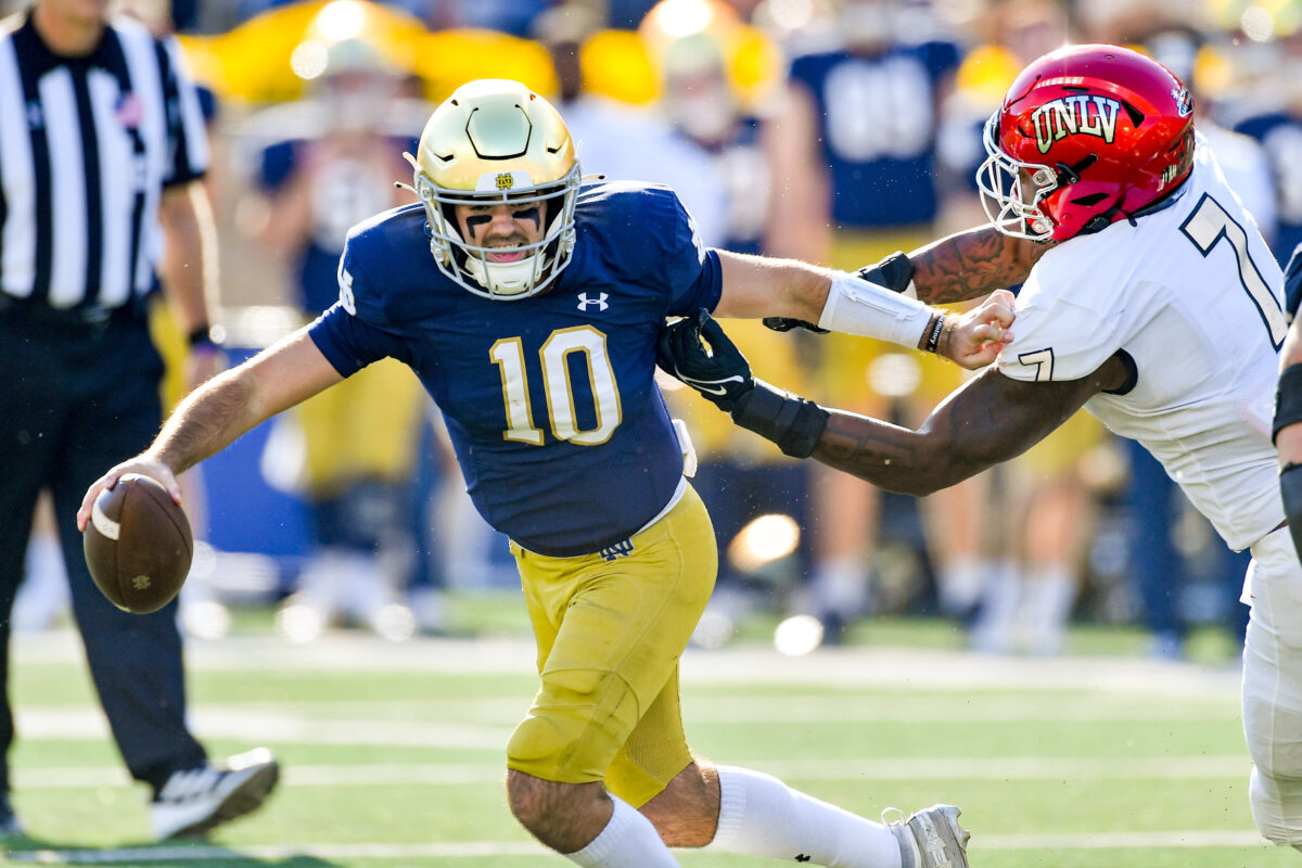 Former Notre Dame quarterback Drew Pyne finds his new home in the Pac-12