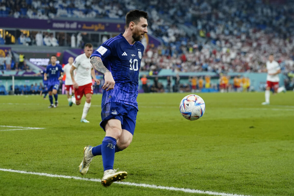 Watch Lionel Messi brilliantly score his first World Cup knockout stage goal vs. Australia