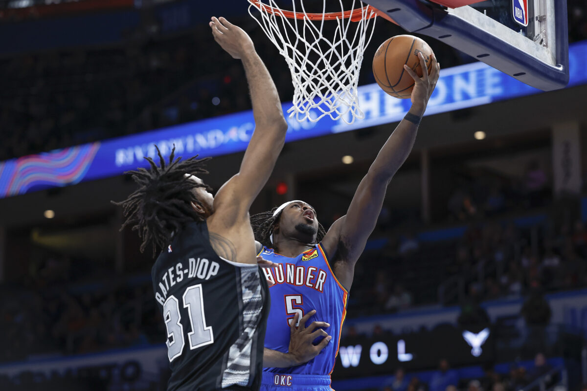 San Antonio Spurs at Oklahoma City Thunder odds, picks and predictions