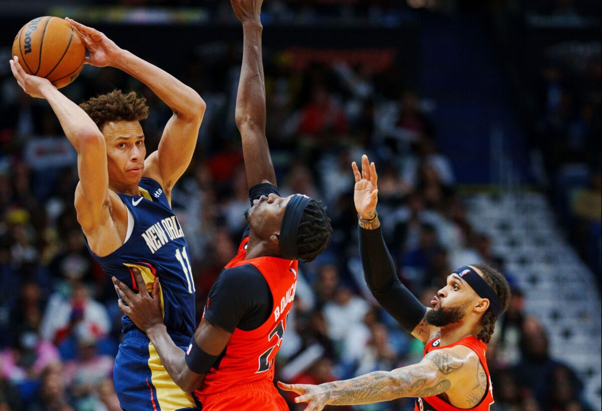 Pelicans’ Dyson Daniels flirts with triple-double on career night