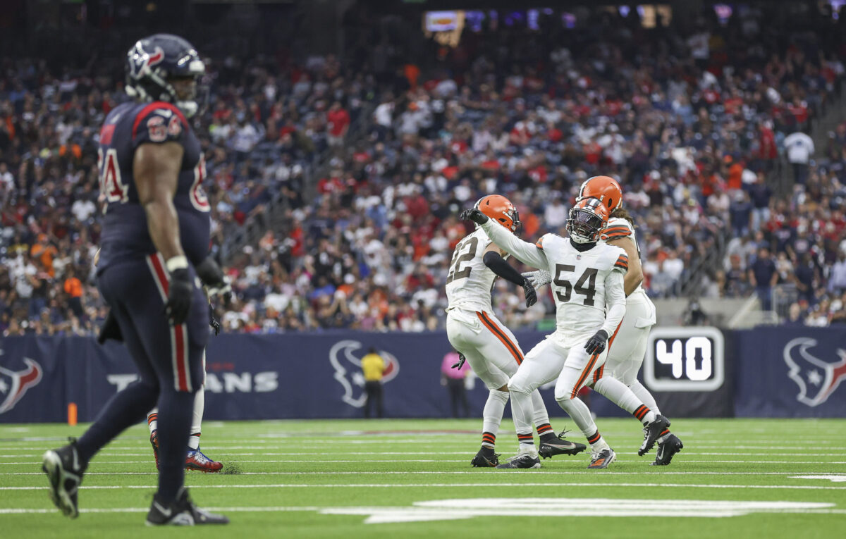 WATCH: Deion Jones give the Browns a much-needed turnover vs. Bengals