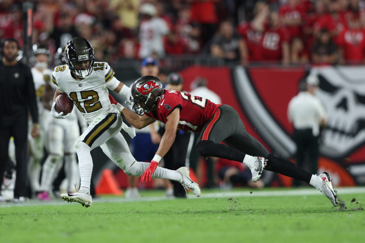 Chris Olave is closing in on the Saints rookie receiving record