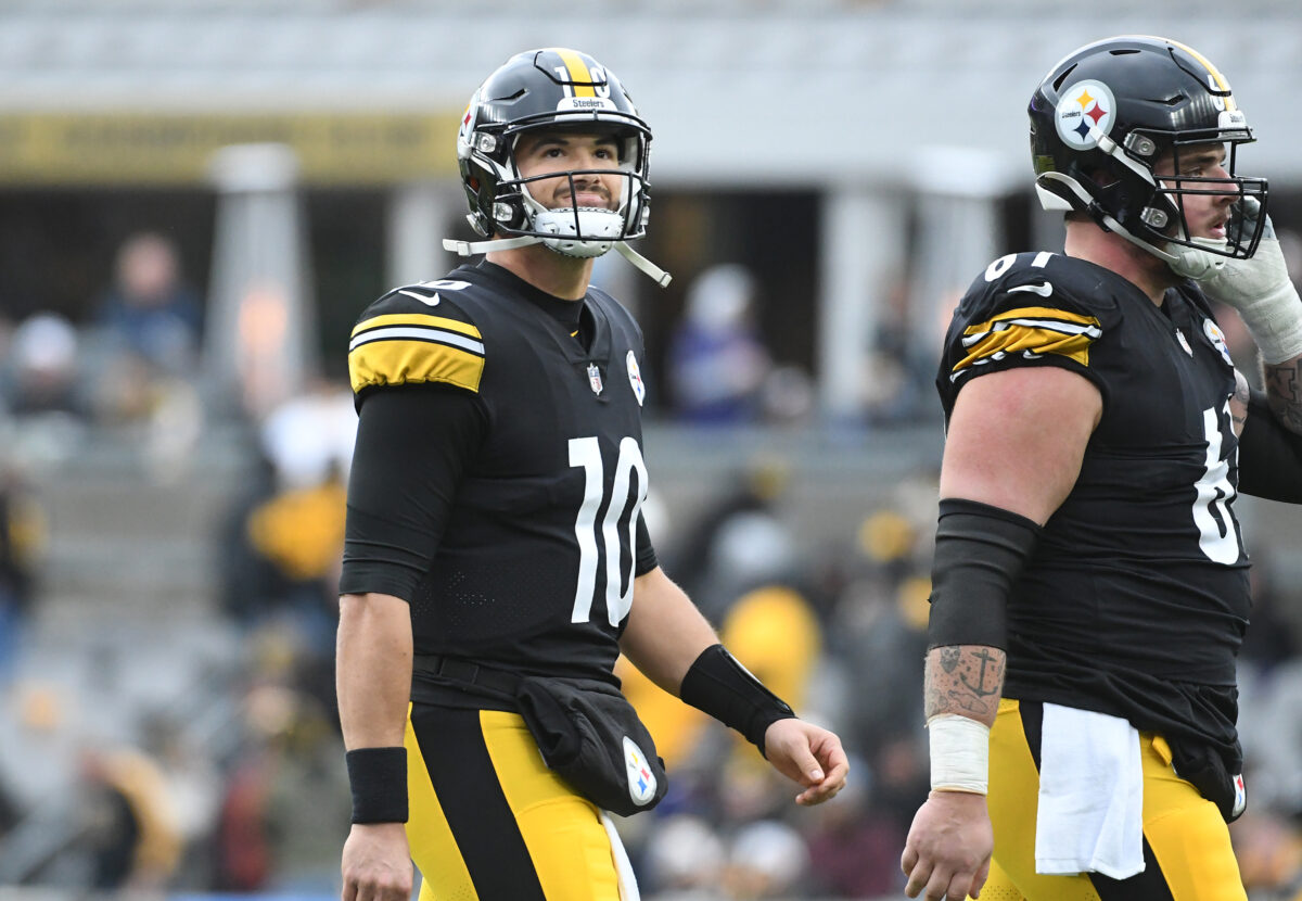 Who will start at QB for the Steelers vs the Panthers?