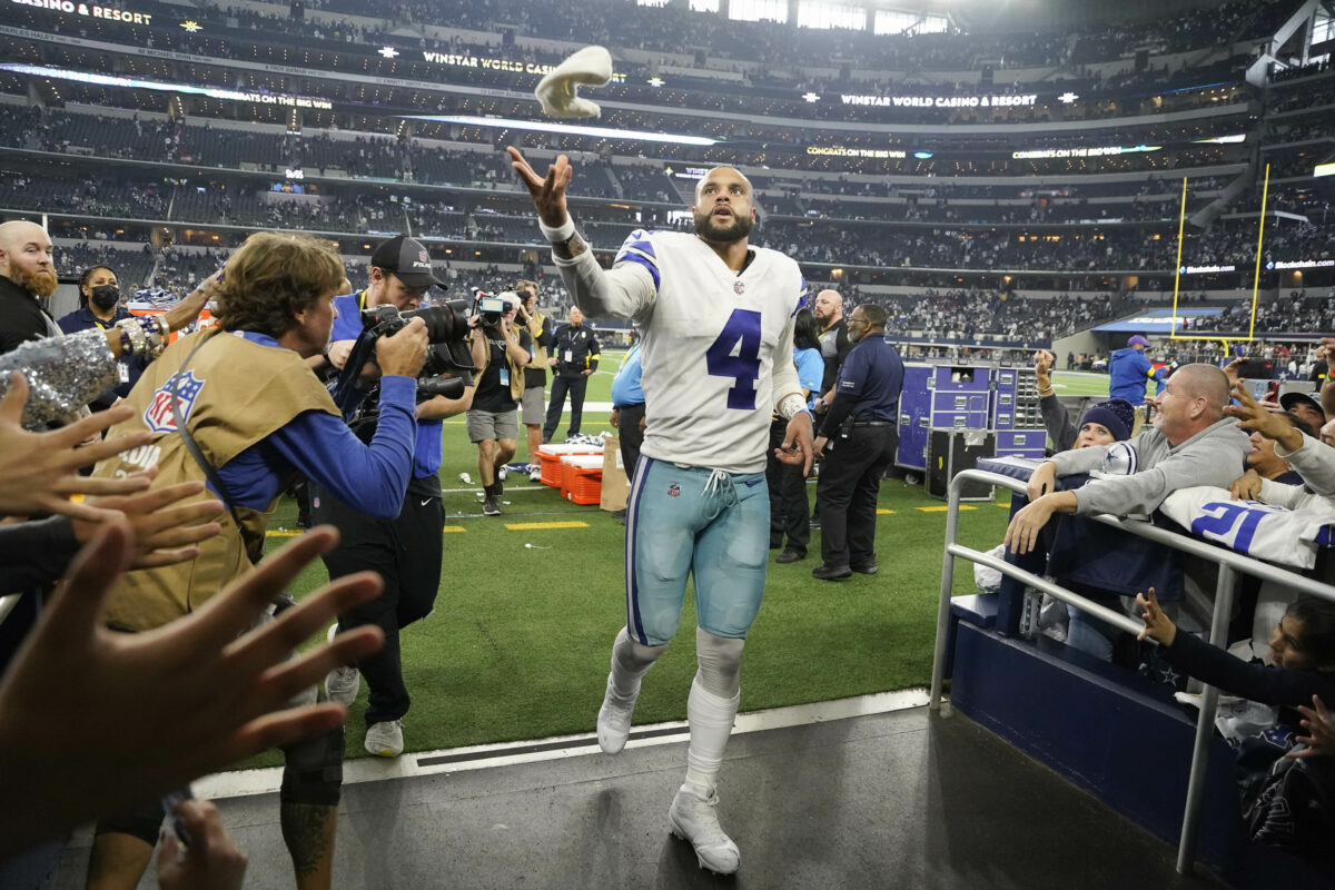 ‘We are going to win this game’: Dak Prescott called Cowboys victory after throwing late interception