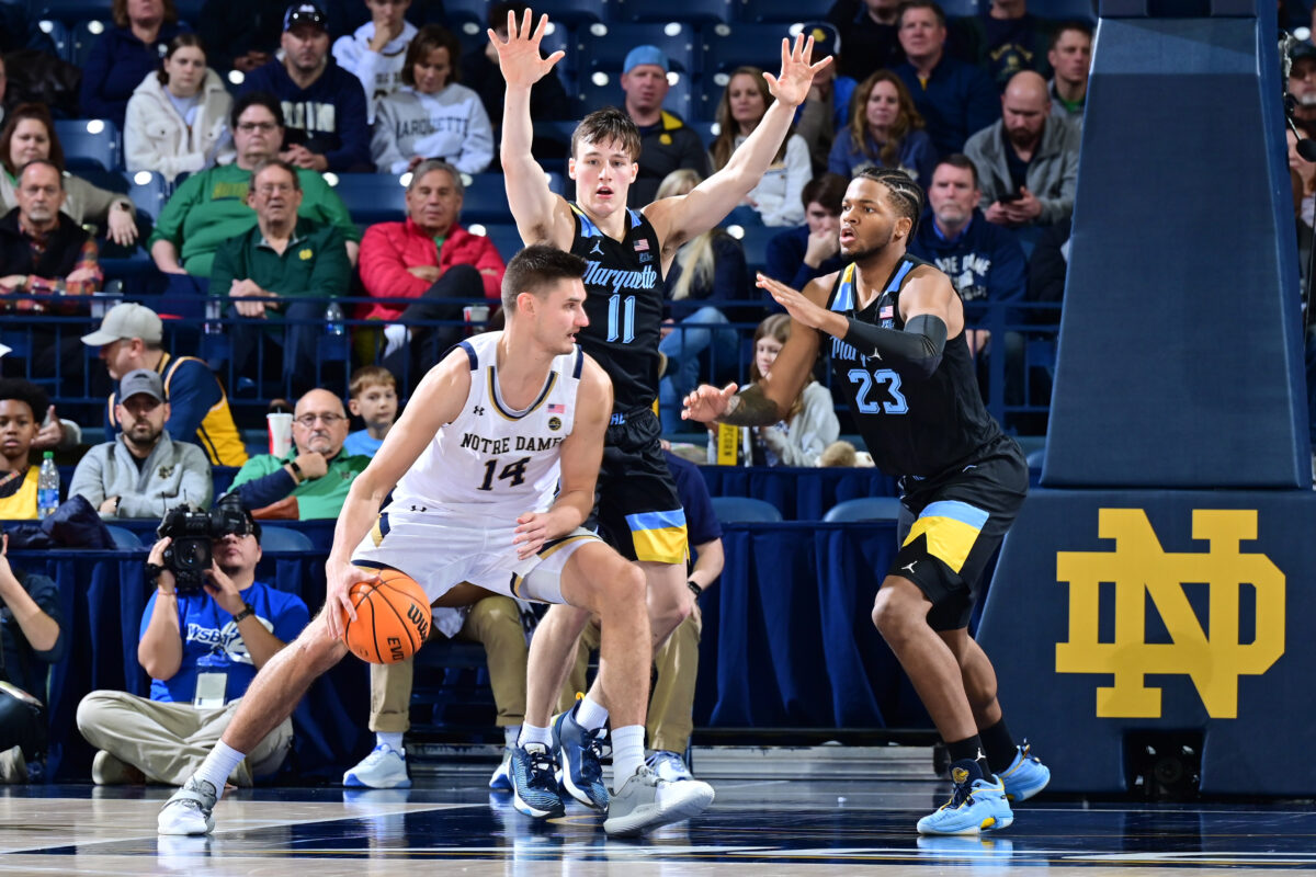 Notre Dame’s experience can’t compete with Marquette’s youth