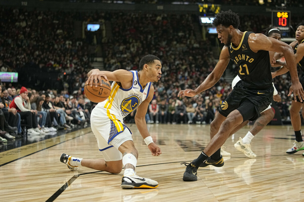 NBA Twitter reacts to Jordan Poole’s career-high 43 point performance vs. Raptors