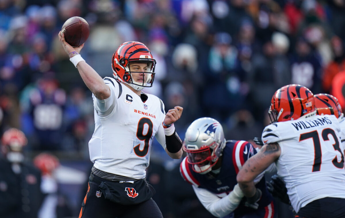 Joe Burrow set to become NFL’s all-time completion percentage leader on Monday night