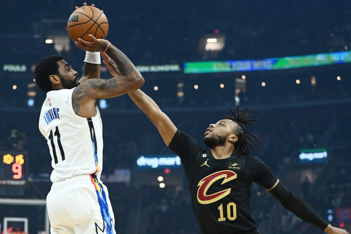 Player grades: Kyrie Irving scores 32 in Nets’ intense 125-117 win over the Cavaliers