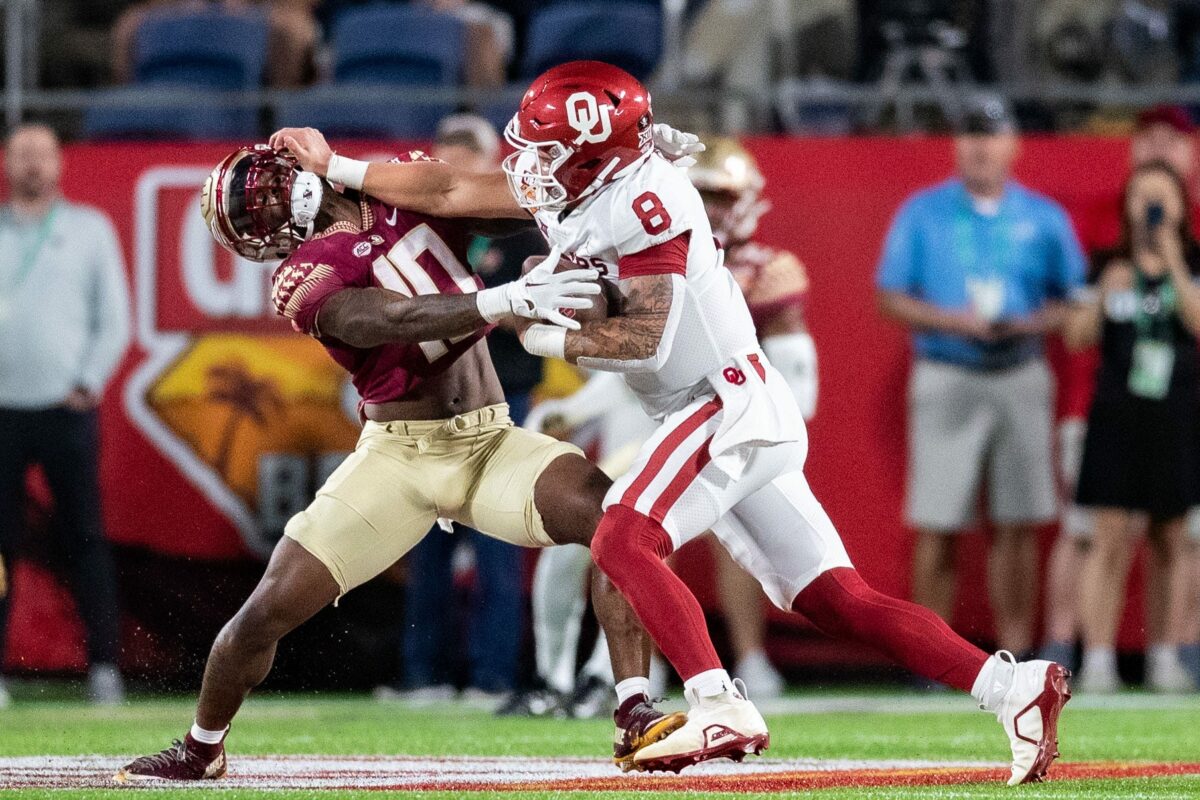 Social media reacts to the Oklahoma Sooners’ 35-32 loss to Florida State in the Cheez-It Bowl