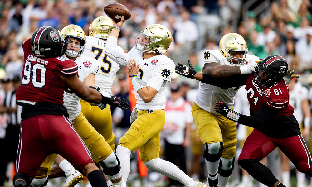 Notre Dame 45, South Carolina 38 TaxSlayer Gator Bowl What Happened, What It All Means