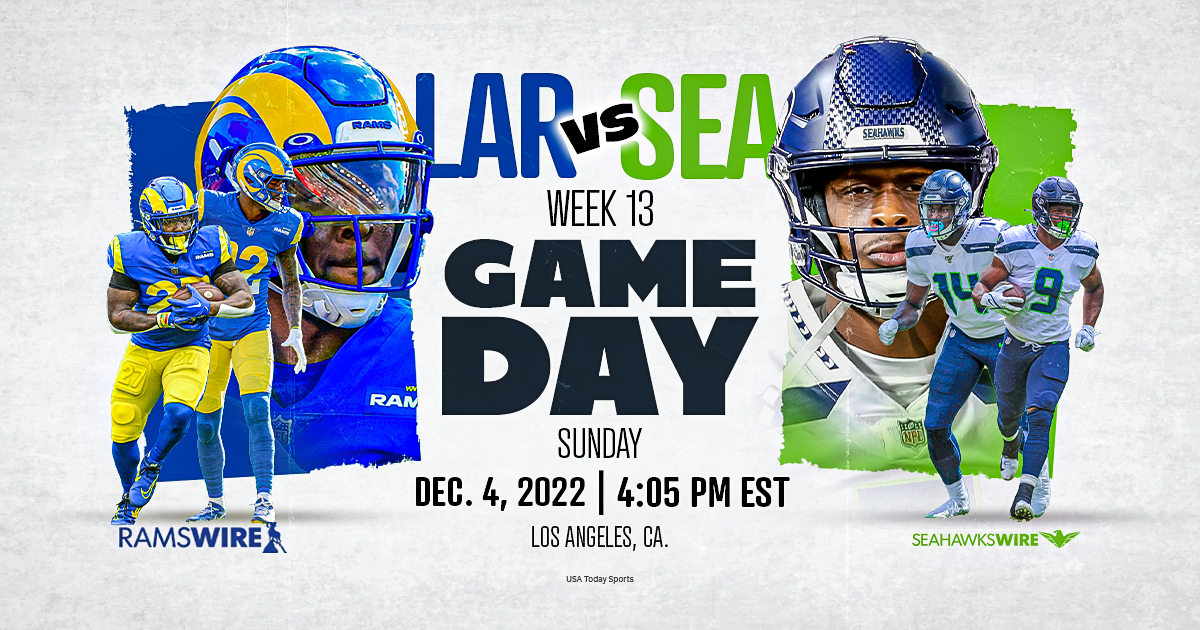 Seahawks vs. Rams Gameday Info: How to watch or stream Week 13 matchup