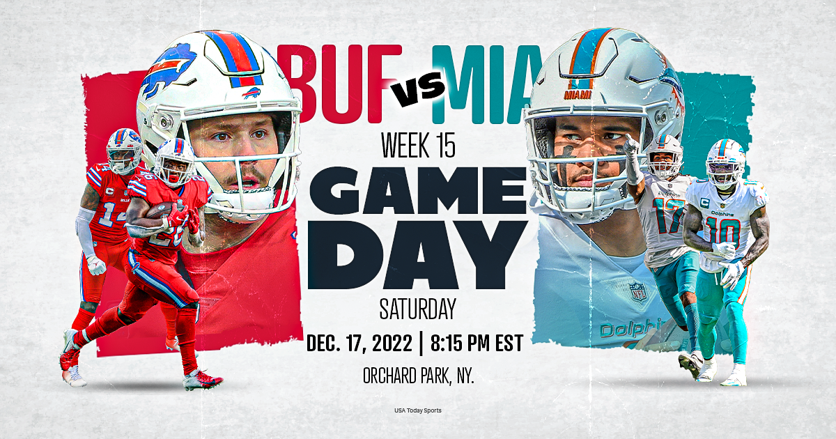 Miami Dolphins vs. Buffalo Bills, live stream, TV channel, time, how to watch NFL on Saturday night