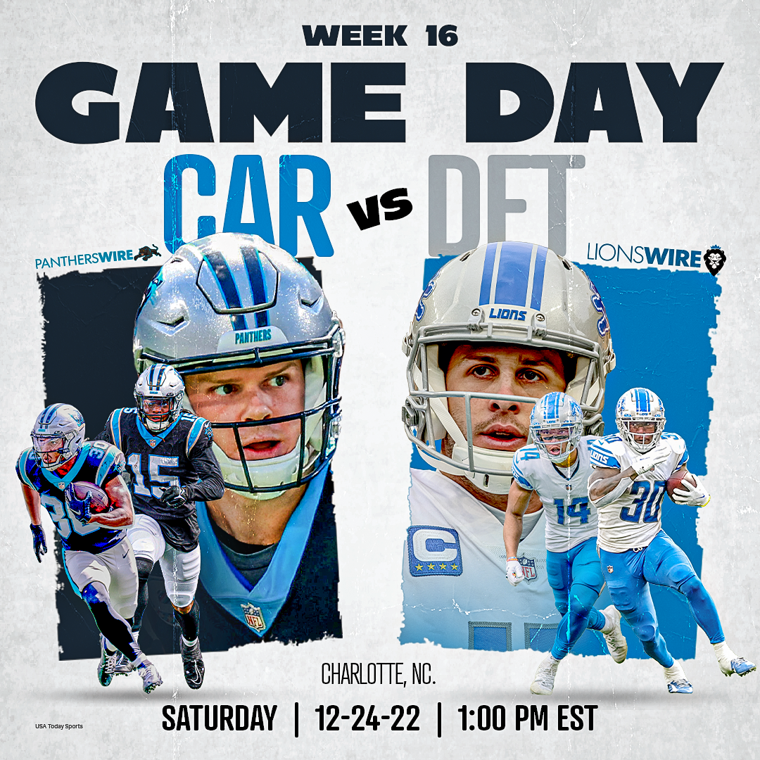 Lions vs. Panthers: How to watch, listen, stream the Christmas Eve game