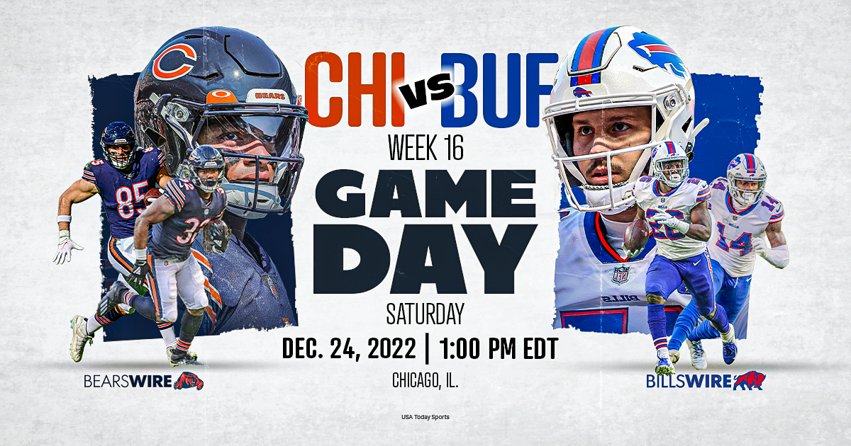 Bears vs. Bills: How to watch, listen and stream Week 16 game