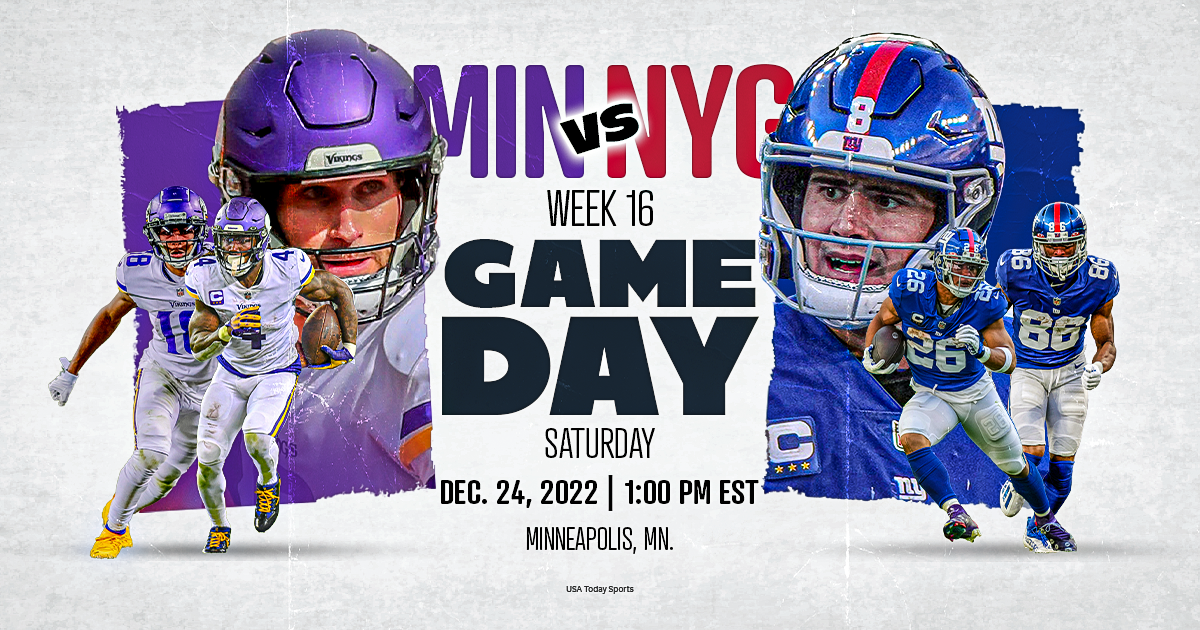 New York Giants vs. Minnesota Vikings, live stream, channel, time, how to watch NFL games today