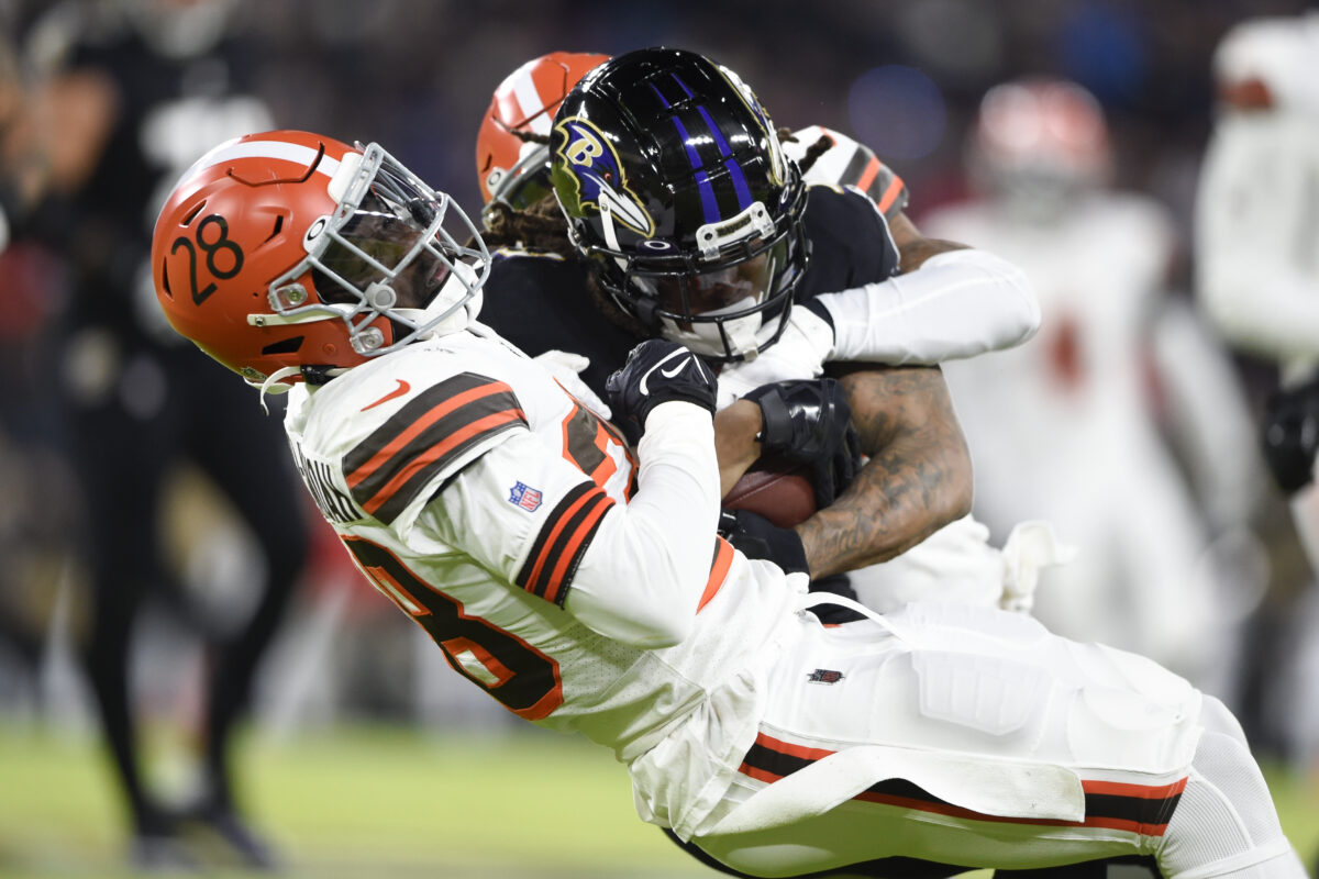 NFL sets the Browns-Ravens game in Week 15 for a Saturday kickoff