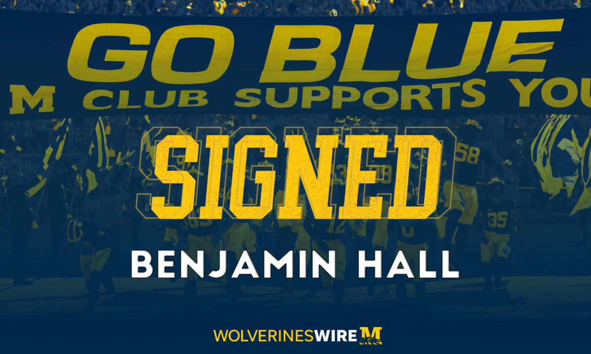 Early Signing Day: Benjamin Hall signs with Michigan football