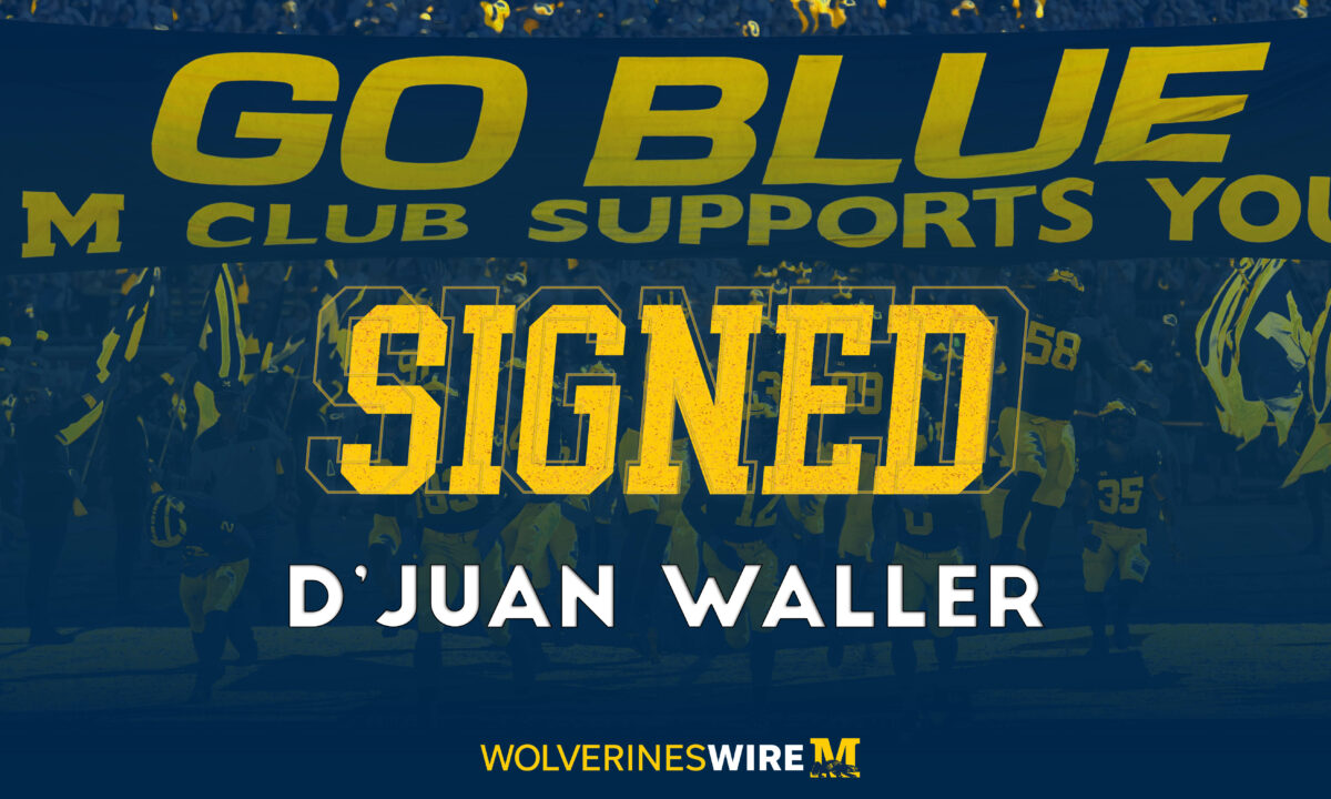 Early Signing Day: D’Juan Waller signs with Michigan football
