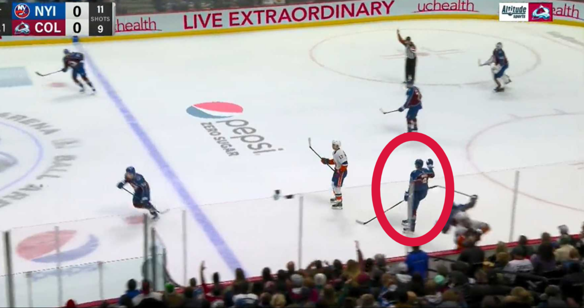 A classy Cale Makar amazingly got referees to wave off a penalty called against an Islanders player