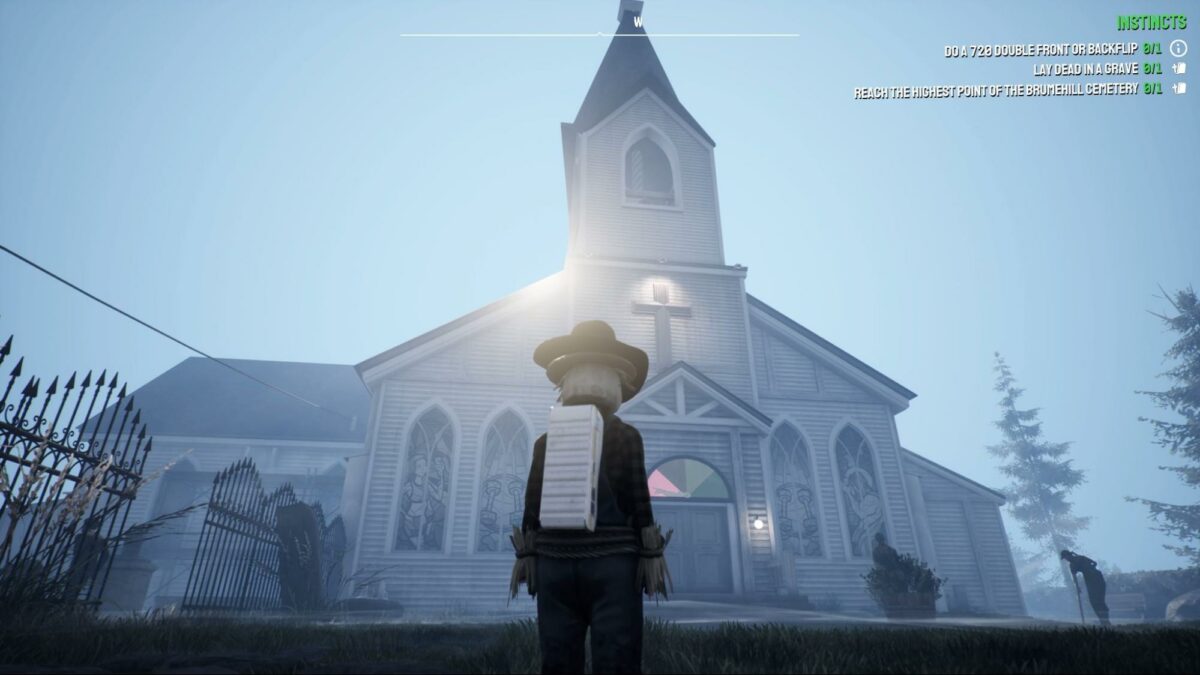 Goat Simulator 3 Imperial Mausoleum: How to play the Imperial March on the church bells