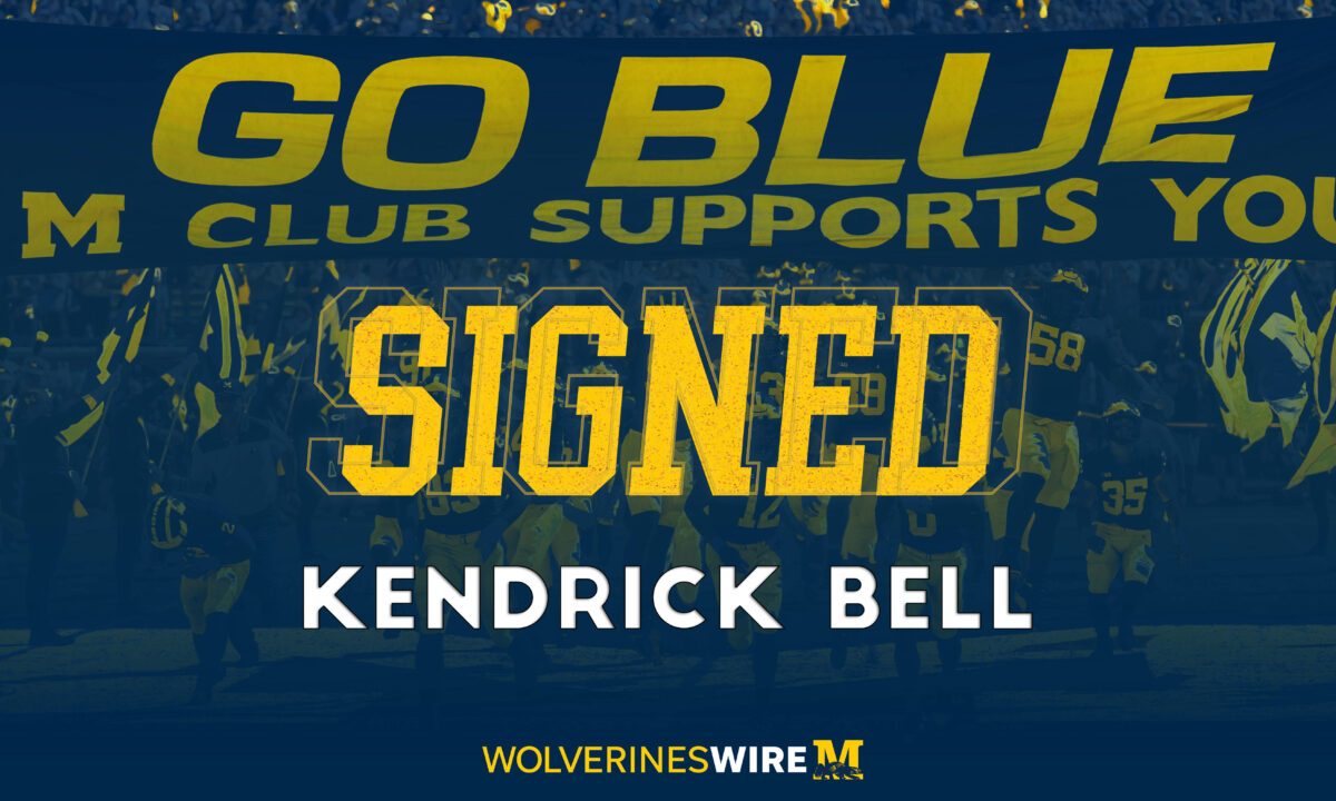 Early Signing Day: Kendrick Bell signs with Michigan football