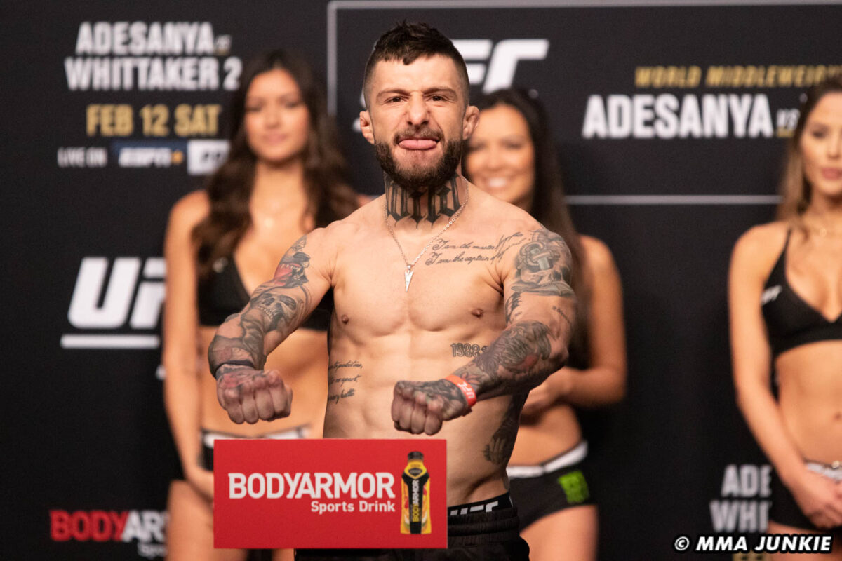 Marcelo Rojo explains move up to featherweight, says fighting at 135 ‘wasn’t a good time’