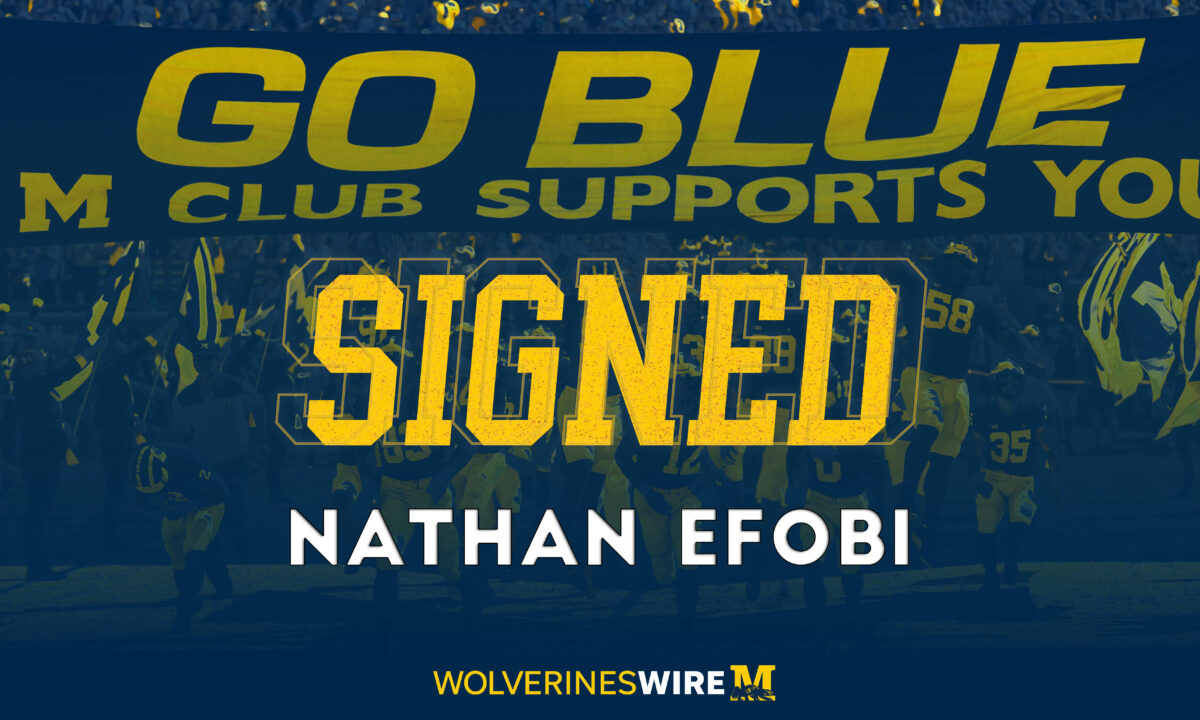 Early Signing Day: Nathan Efobi signs with Michigan football