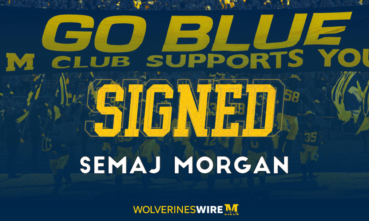 Early Signing Day: Semaj Morgan signs with Michigan football