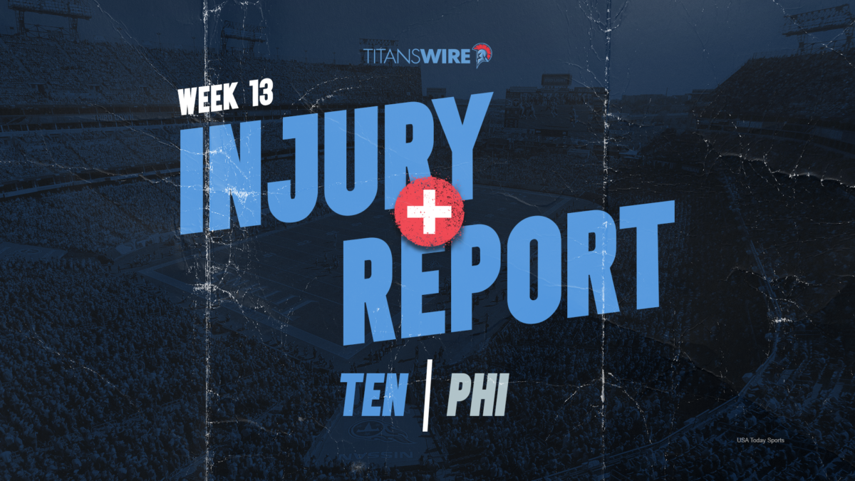 Titans vs. Eagles final injury report: 3 ruled out for Tennessee