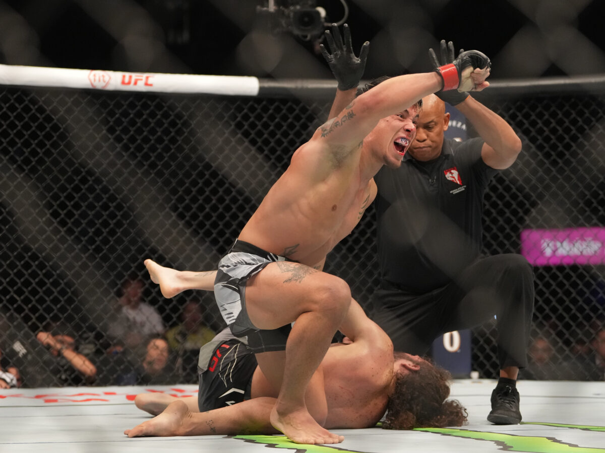 TJ Brown def. Erik Silva at UFC 282: Best photos