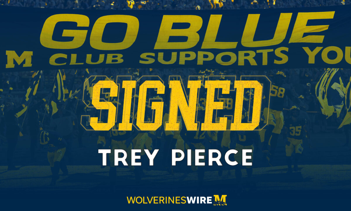 Early Signing Day: Trey Pierce signs with Michigan football