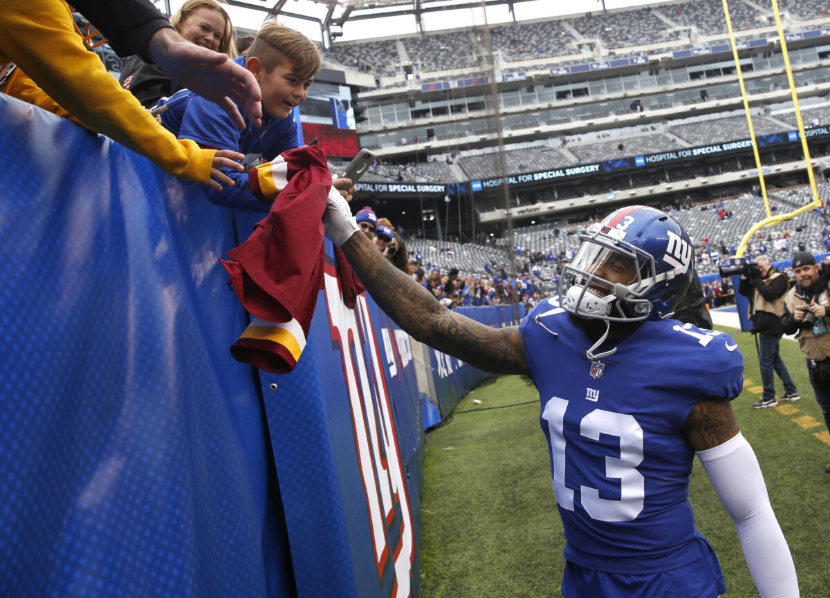 Odell Beckham knows Giants fans would be electric if he re-signed