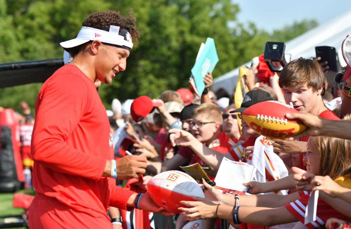 Chiefs QB Patrick Mahomes discusses Walter Payton Man of the Year nomination