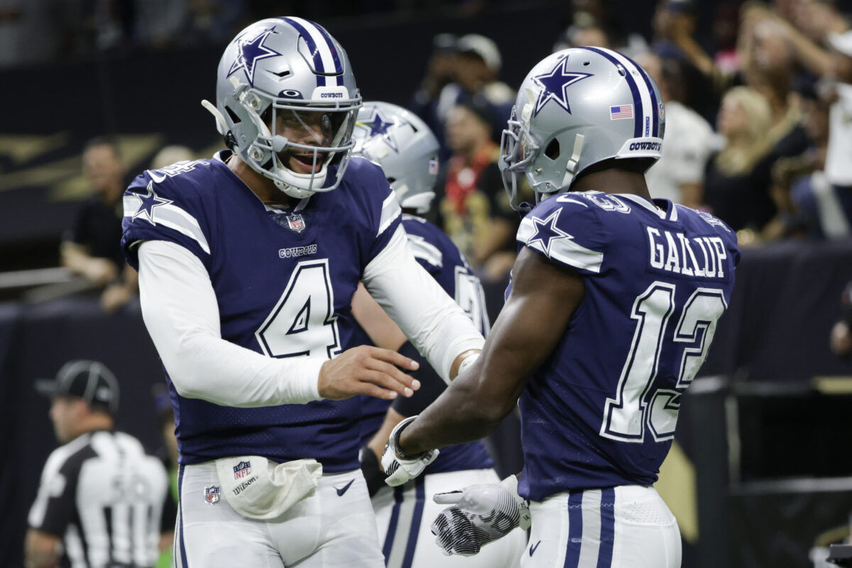 WATCH: Cowboys’ Prescott continues magical night with fourth TD