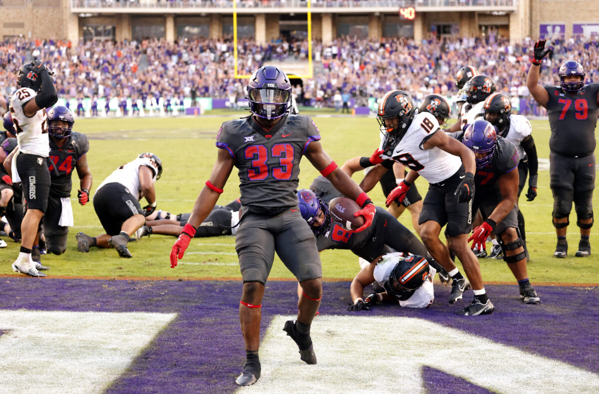 TCU star running back questionable for national championship