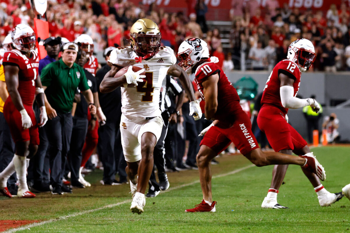Chargers 2023 NFL draft target: Boston College WR Zay Flowers